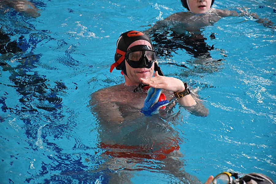 Hokej pod wodą Walenie Siemianowice Śląskie Finał WOŚP w Rudzie Śląskiej 25 I 2026